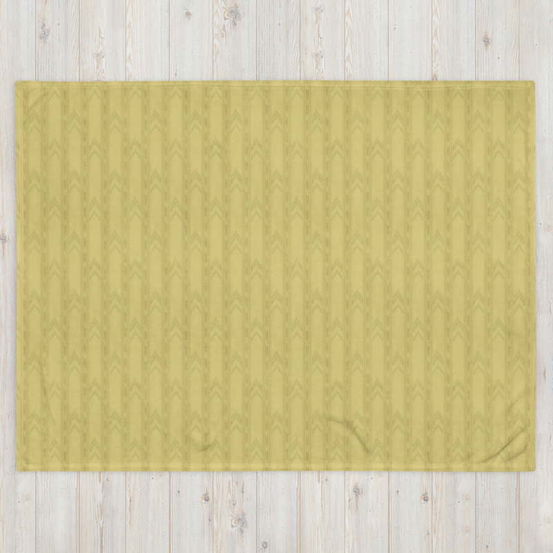 Backrooms Throw Blanket, Level 0 Yellow Wallpaper Blanket, Liminal Space Room Decor