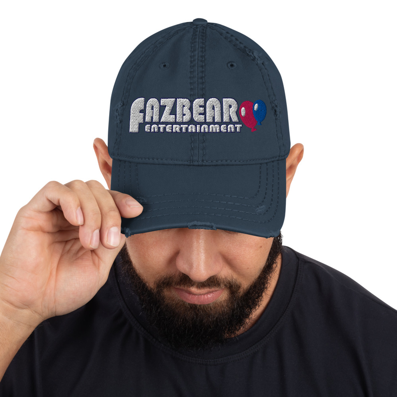 Fazbear Entertainment Hat, Distressed FNAF Secret of the Mimic Cap, Five Nights Gift